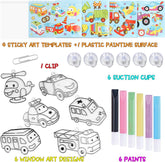 Vehicles Window Art Kit